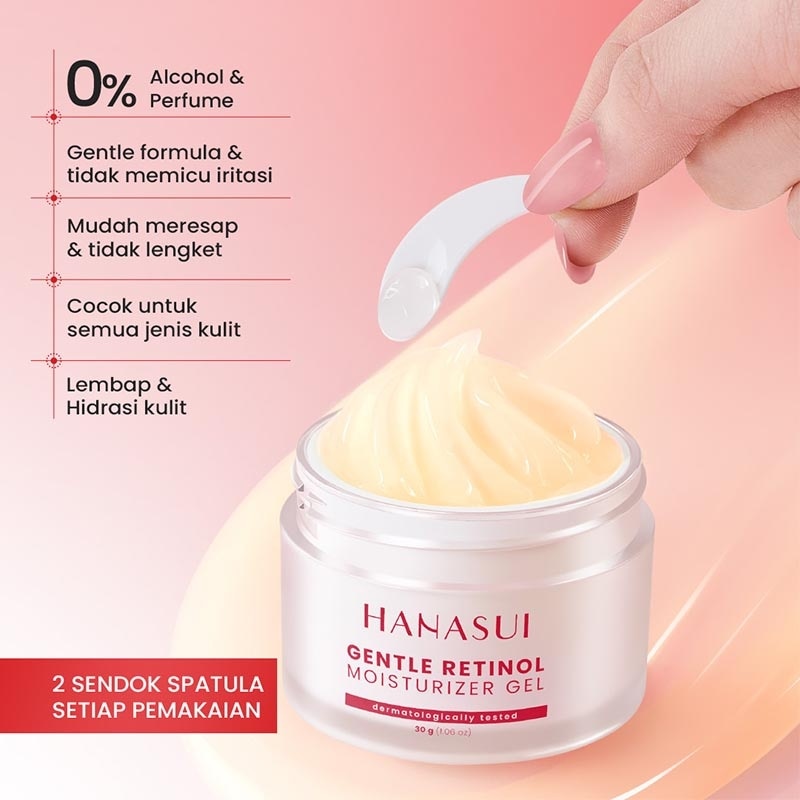 Hanasui Gentle Retinol Moisturizer Gel 30g