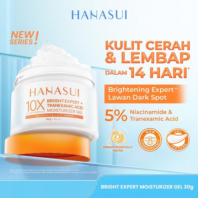 Hanasui Bright Expert + Tranexamic Acid Moisturizer Gel 30g