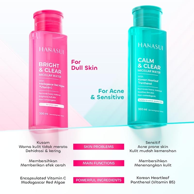Hanasui Calm & Clear Micellar Water 300ml