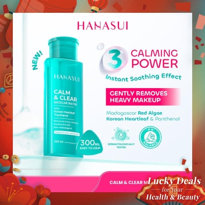 HANASUI Hanasui Calm & Clear Micellar Water 300ml