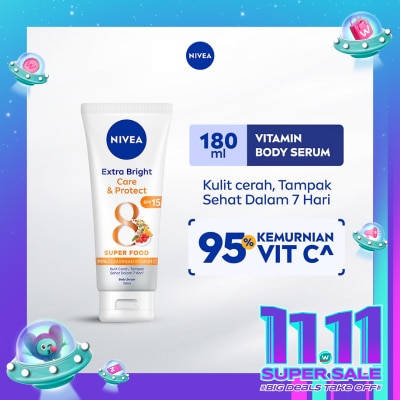 NIVEA Nivea Extra Bright Body Serum Care & Protect 180mL