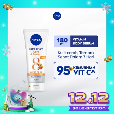 NIVEA Nivea Body Serum Extra White Care &. Protect Deep White Essence 180ml