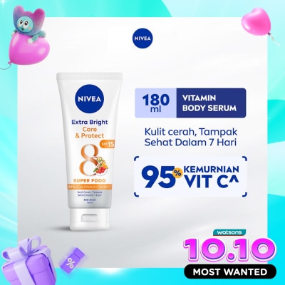 NIVEA Nivea Extra Bright Body Serum Care & Protect 180mL image