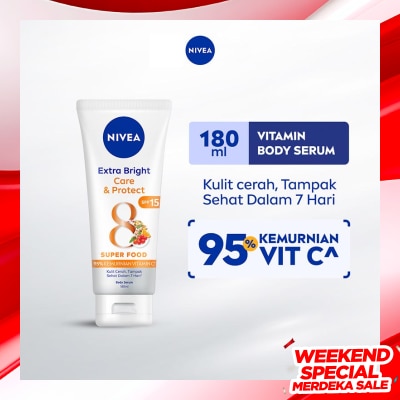 NIVEA Nivea Extra Bright Body Serum Care & Protect 180mL