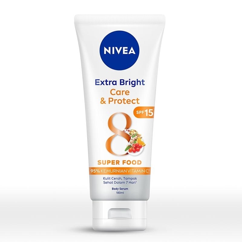 Nivea Extra Bright Body Serum Care & Protect 180mL