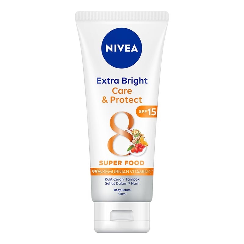 Nivea Extra Bright Body Serum Care & Protect 180mL