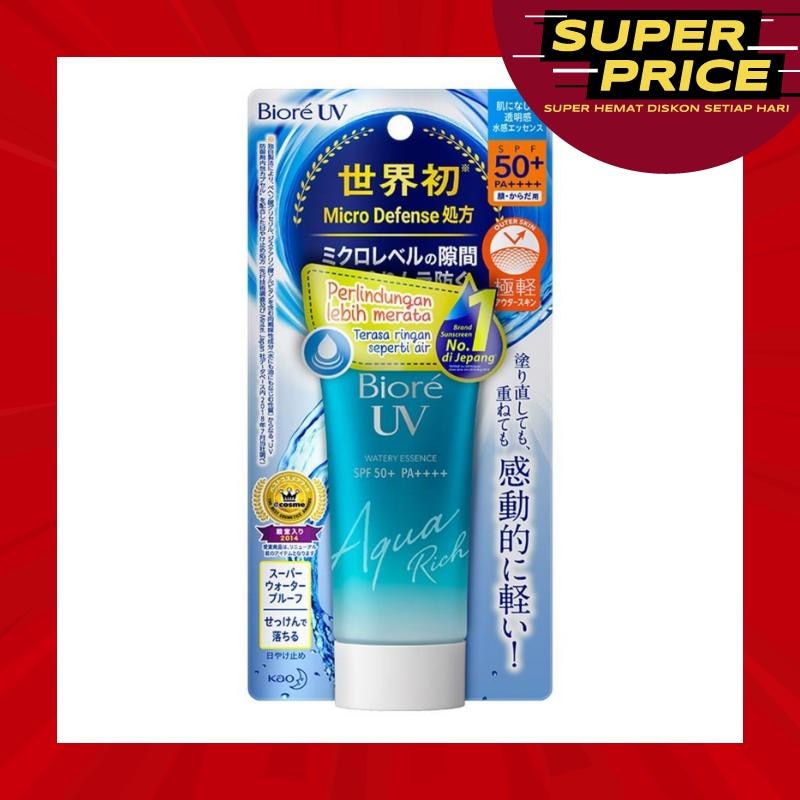 Sunscreen Biore UV Aqua Rich Watery Essence SPF 50 / PA++++  50g