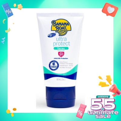 BANANA BOAT Banana Boat Ultra Protect Faces Lotion SPF50 60ml