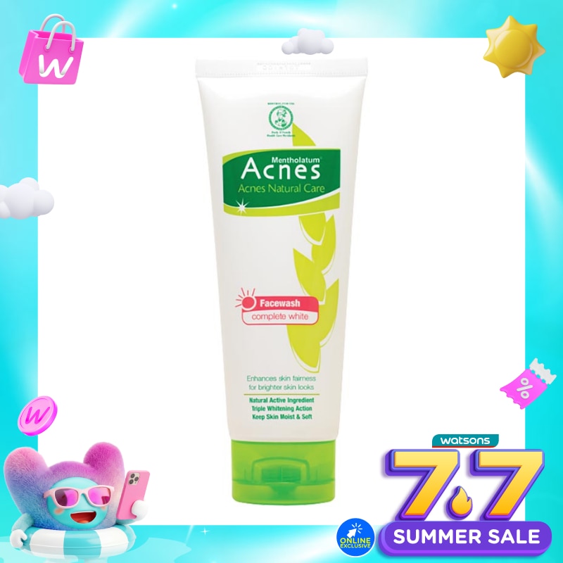 Acnes Natural Care Face Wash Complete White 100g
