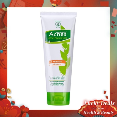 ACNES Natural Care Face Wash Oil Control 50g