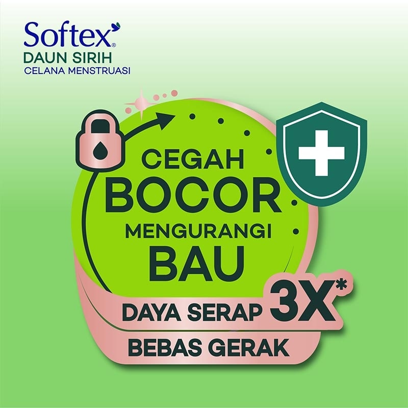 Celana Menstruasi Daun Sirih M-L 2'S - Pembalut Celana