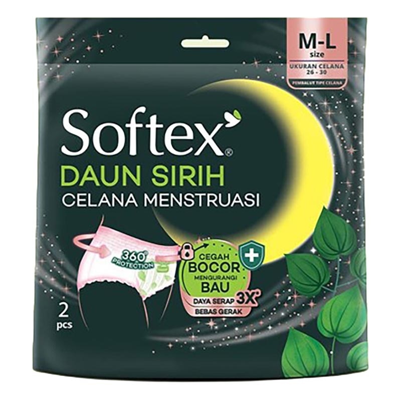 Celana Menstruasi Daun Sirih M-L 2'S - Pembalut Celana