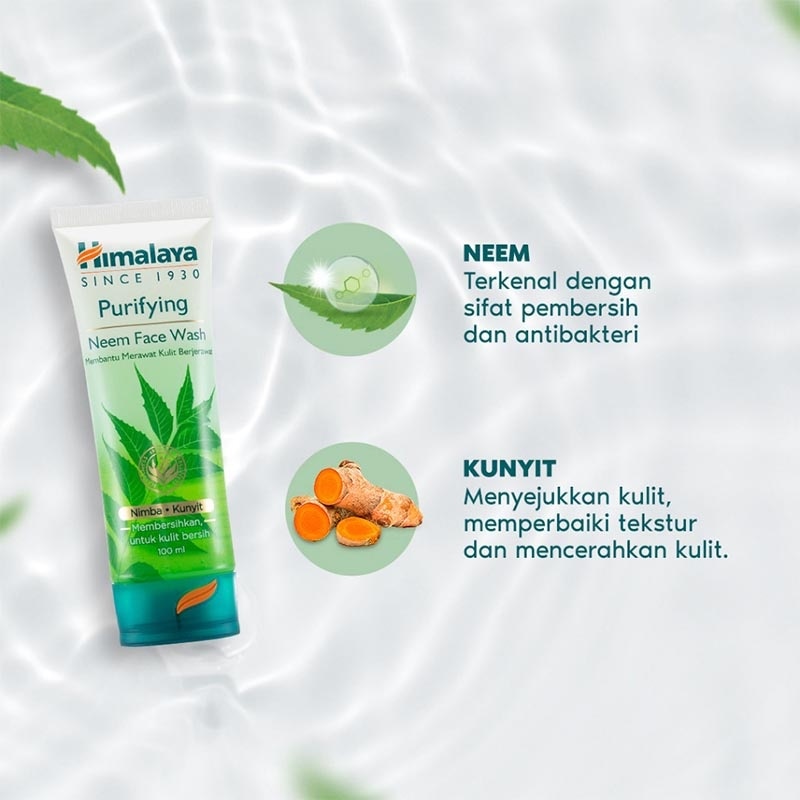 Purifying Neem Facial Wash 100ml - Sabun Himalaya Pembersih Wajah