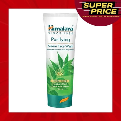 HIMALAYA Purifying Neem Facial Wash 100ml - Sabun Himalaya Pembersih Wajah