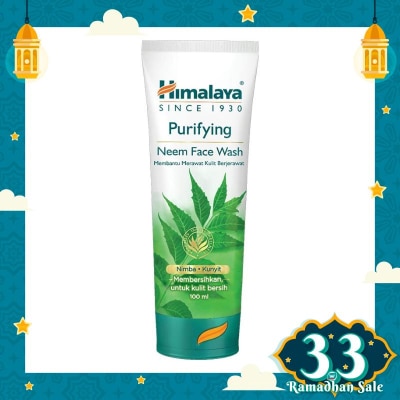 HIMALAYA Purifying Neem Facial Wash 100ml - Sabun Himalaya Pembersih Wajah