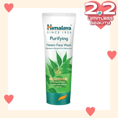 HIMALAYA Purifying Neem Facial Wash 100ml - Sabun Himalaya Pembersih Wajah