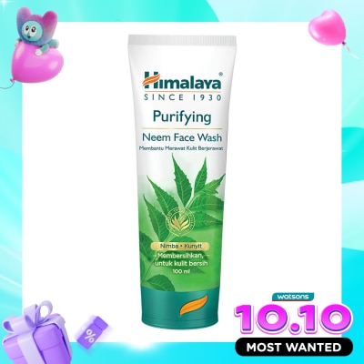 HIMALAYA Purifying Neem Face Wash 100ml image