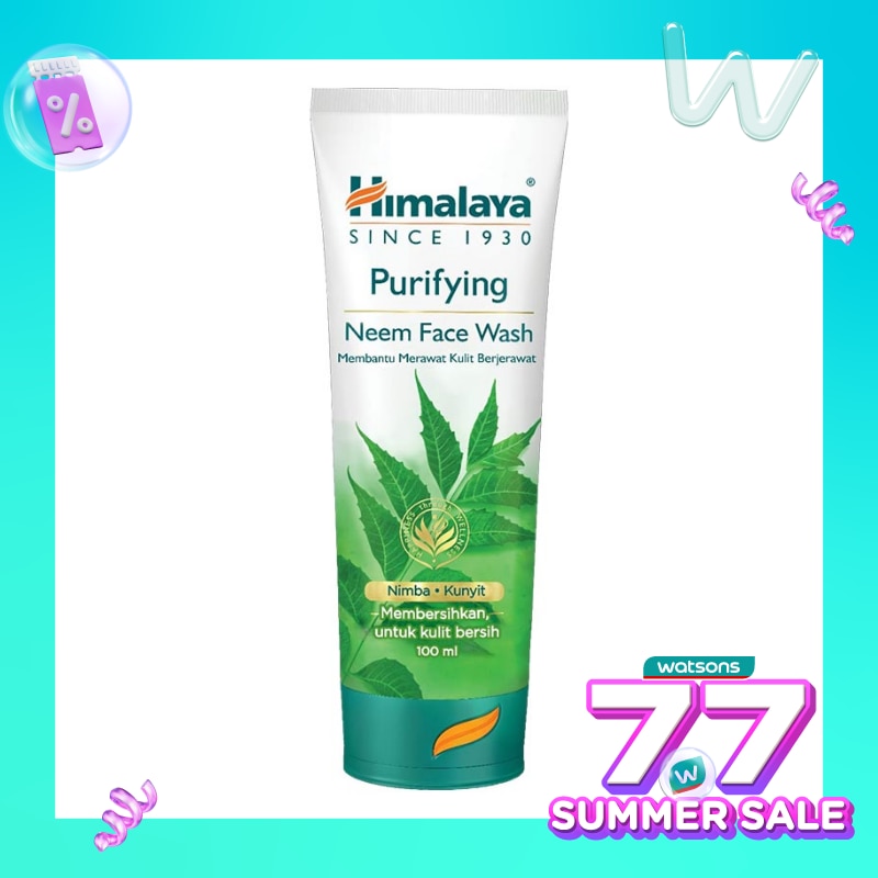 Purifying Neem Facial Wash 100ml - Sabun Himalaya Pembersih Wajah