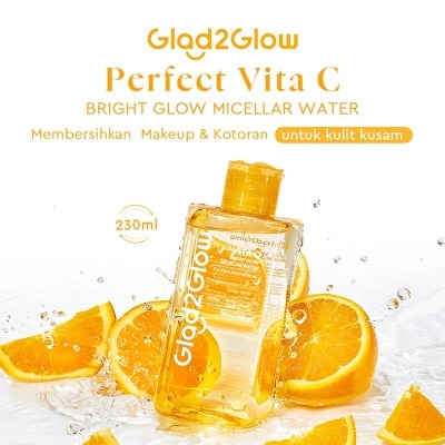 GLAD2GLOW Glad2Glow Perfect Vita C Bright Glow Micellar Water 230ml
