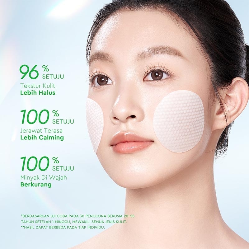 Glad2Glow Centella Salicylic Acid Exfoliating Acne Pads 30'S