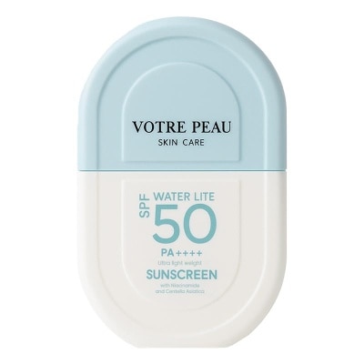 VOTRE PEAU Votre Peau Water Lite Sunscreen SPF 50 PA ++++ Ultra Light Weight Sunscreen with Niacinamide and Centella Asiatica 50g