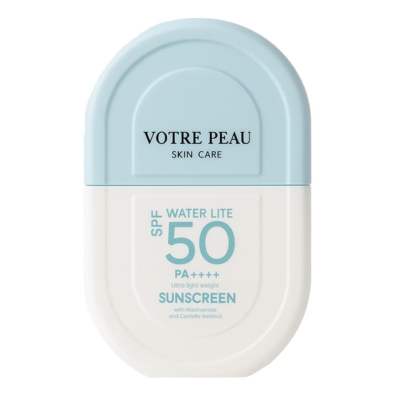 Votre Peau Water Lite Sunscreen SPF 50 PA ++++ Ultra Light Weight Sunscreen with Niacinamide and Centella Asiatica 50g