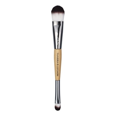 QVS kuas makeup Qvs 10-1104 perfection brush double end