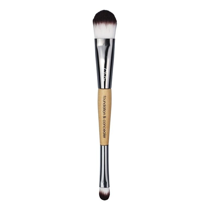 kuas makeup Qvs 10-1104 perfection brush double end