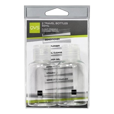 QVS QVS 10-1183 2 TRVL BOTTLES 50M