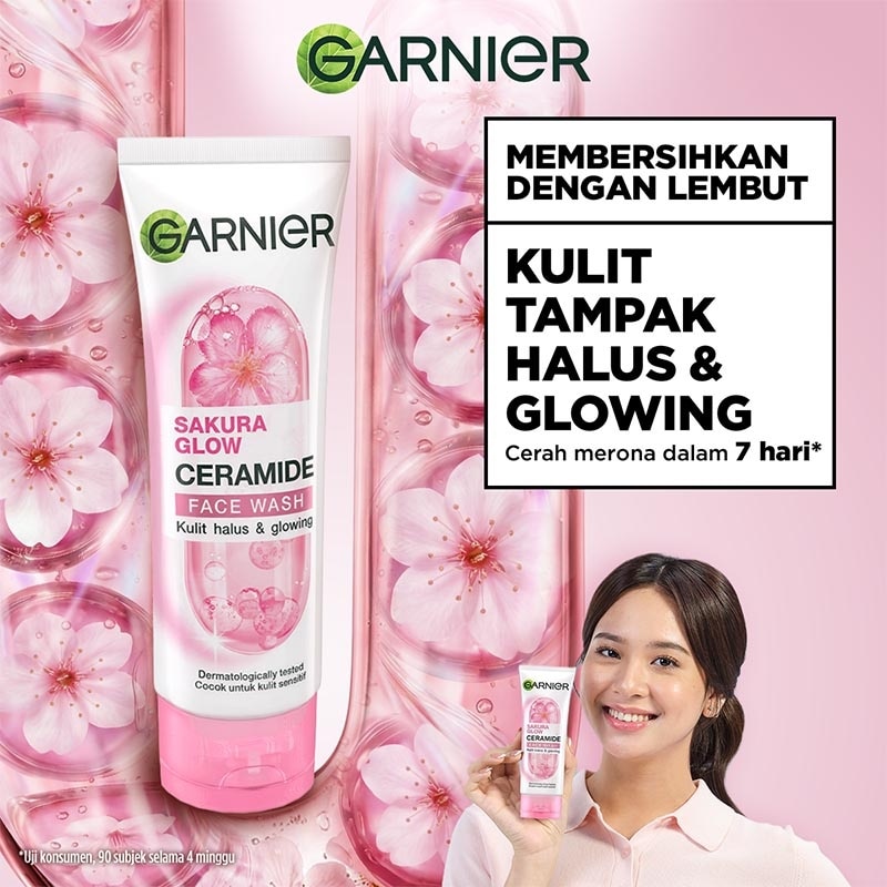 Sakura Glow Facial Wash Garnier Sakura 100ml image