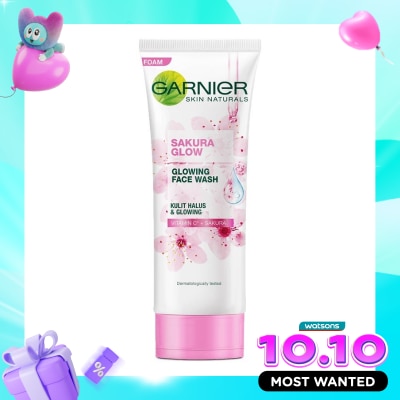 GARNIER Sakura Glow Facial Wash Garnier Sakura 100ml image