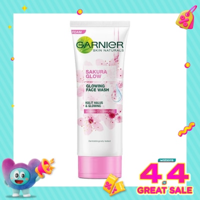 GARNIER - Sakura Glow - Facial Wash Garnier Sakura 100ml