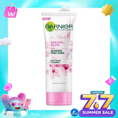 GARNIER - Sakura Glow - Facial Wash Garnier Sakura 100ml