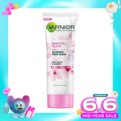 GARNIER - Sakura Glow - Facial Wash Garnier Sakura 100ml