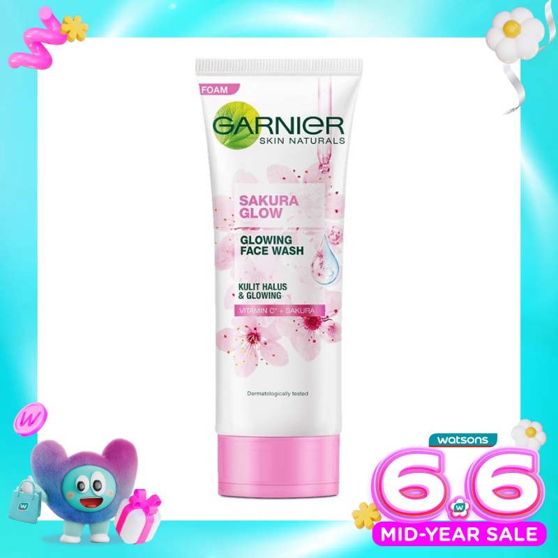 Sakura Glow - Facial Wash Garnier Sakura 100ml