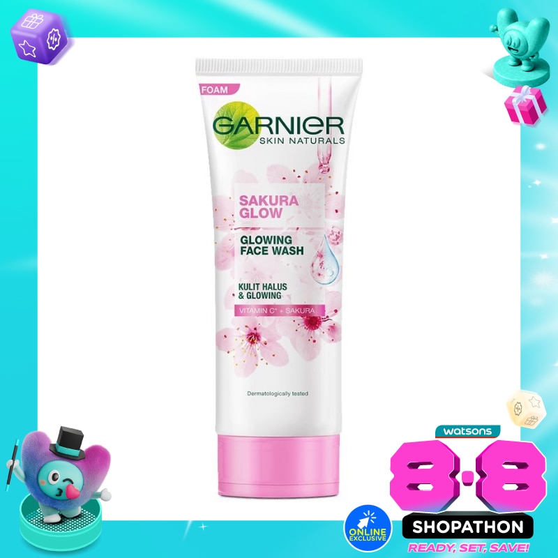 Sakura Glow - Facial Wash Garnier Sakura 100ml image