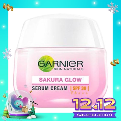 GARNIER Day Cream 50ml - Cream Garnier Sakura Glow SPF30/PA+++