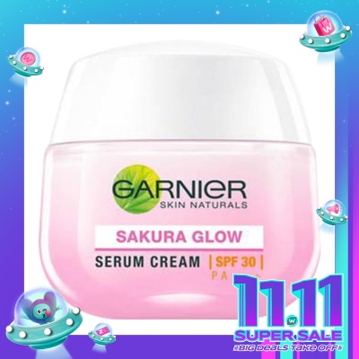 GARNIER Day Cream 50ml - Cream Garnier Sakura Glow SPF30/PA+++