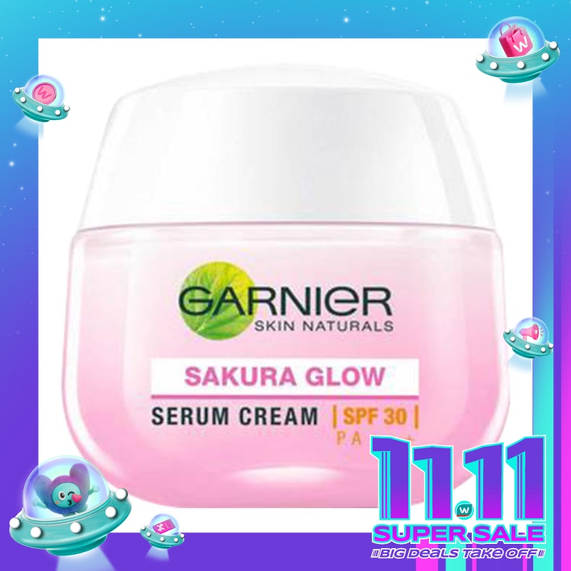 Day Cream 50ml - Cream Garnier Sakura Glow SPF30/PA+++