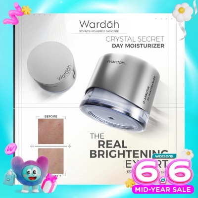 WARDAH - Wardah Crystal Secret a-Arbutin 5% Niacinamide Hyperpigmentation Expert SPF 35 PA+++ Day Moisturizer 30g
