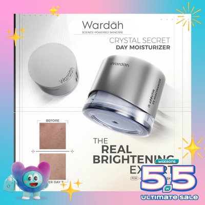 WARDAH - Wardah Crystal Secret a-Arbutin 5% Niacinamide Hyperpigmentation Expert SPF 35 PA+++ Day Moisturizer 30g