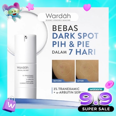 WARDAH - Wardah Crystal Secret 3% Tranexamic Complex a-Arbutin Dark Spot Corrector Serum 20ml image