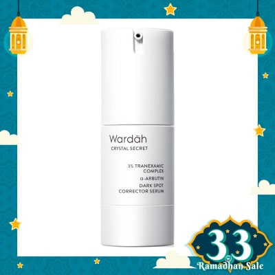 WARDAH Wardah Crystal Secret 3% Tranexamic Complex a-Arbutin Dark Spot Corrector Serum 20ml