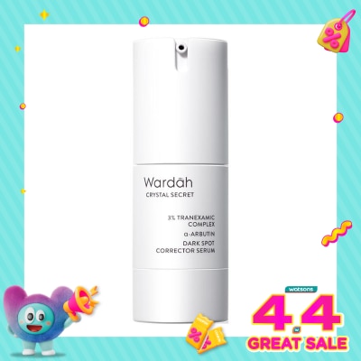 WARDAH - Wardah Crystal Secret 3% Tranexamic Complex α-Arbutin Dark Spot Corrector Serum 20ml