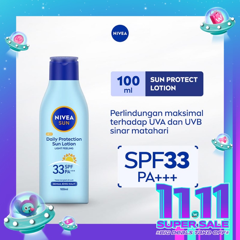 Nivea Body Lotion Daily Protection Sun SPF33 100mL