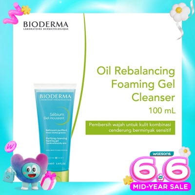 BIODERMA - Sebium Gel Moussant - Gentle Face Cleanser 100ml