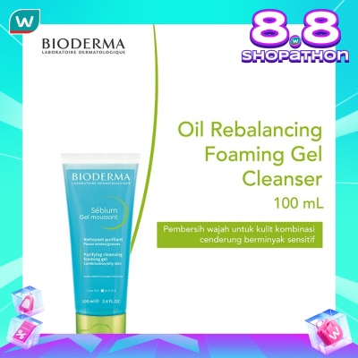 BIODERMA Sebium Gel Moussant - Gentle Face Cleanser 100ml