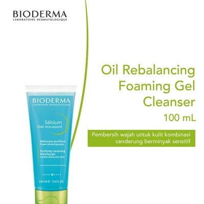 BIODERMA Sebium Gel Moussant - Gentle Face Cleanser 100ml