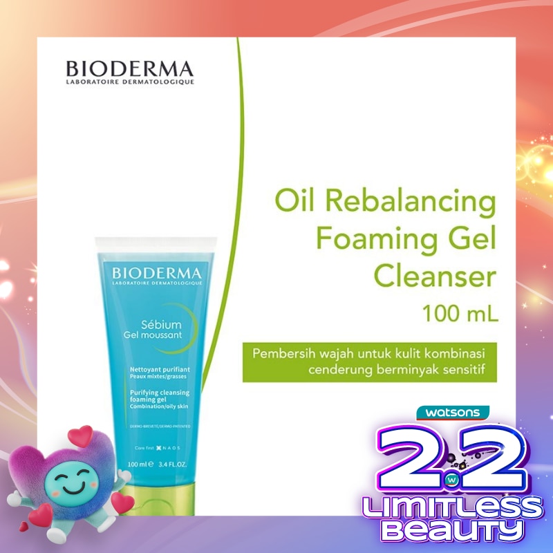 Sebium Gel Moussant - Gentle Face Cleanser 100ml