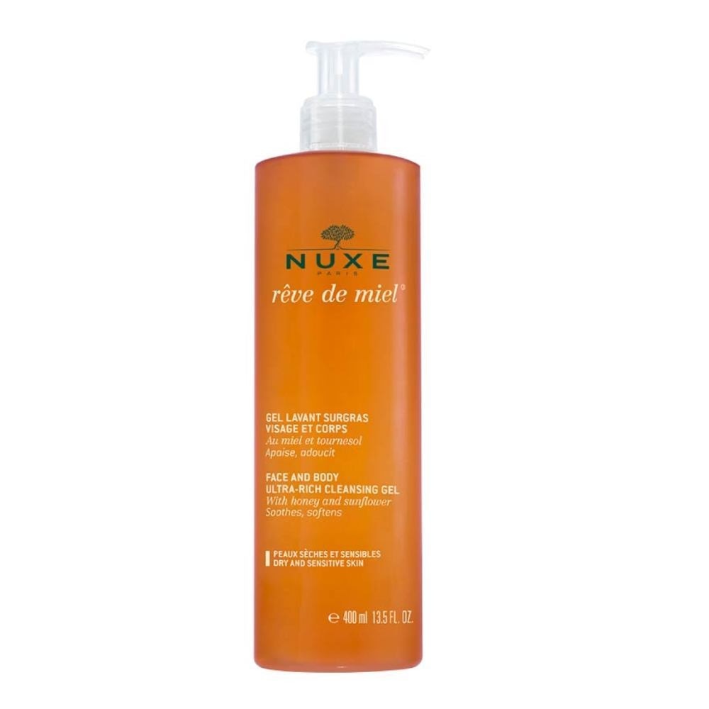 Nuxe Reve De Miel Face And Body Ultra Rich Cleansing Gel 400 ml